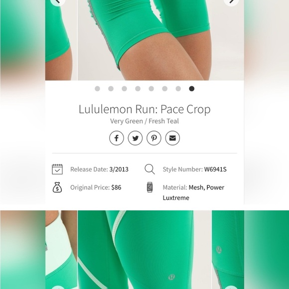 Lululemon size small bundle cropped leggings size 4! - Picture 8 of 16